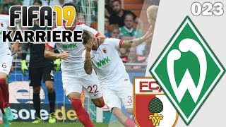 FIFA19 Karriere  Werder Bremen 023  Spieltag 21 SVW  FCA [upl. by Albrecht732]