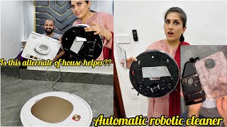 Automatic robotic cleaner  house cleaning amp mopping  helper vs robot cleaner [upl. by Retsam472]