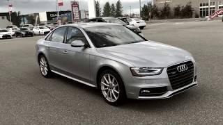 Florett Silver Metallic 2016 Audi A4 Progressiv Plus Red Deer AB [upl. by Balduin]