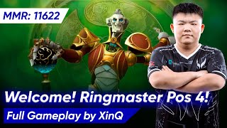 ❗XinQ NEW HERO RINGMASTER SUPPORT  Dota 2 Pro Gameplay [upl. by Dnalra]