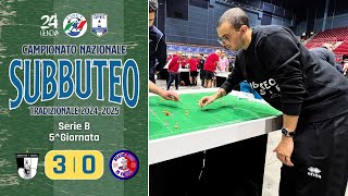 Subbuteo Casale vs Atletico Pisa Serie B  Campionato Nazionale a squadre di Subbuteo Trad 2024 [upl. by Lambert]