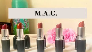 My MAC Lipstick Collection  Brown Skin  Indian Skin [upl. by Aiynot896]