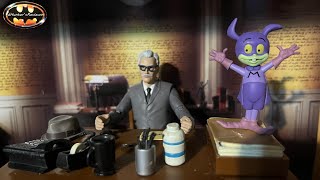 McFarlane Commissioner Gordon amp BatMite 1966 70s The New Adventures of Batman Retro Figure Review [upl. by Nilat]