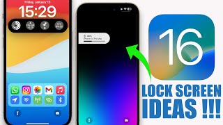 iOS 16 Lock Screen Ideas  You Must Try [upl. by O'Grady]