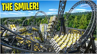 THE SMILER Recreated In Planet Coaster Extremely Realistic [upl. by Questa]