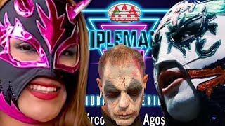 AAA MIENTE en TRIPLEMANÍA CDMX  MODIFICAN luchas por BAJAS VENTAS [upl. by Lathrope82]