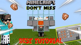 how to make a Minecraft cooked chicken farm 🔥 dont miss [upl. by Ribaudo]