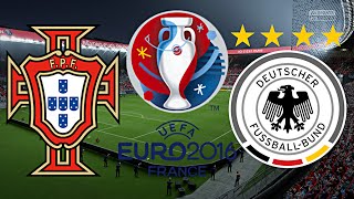 PORTUGAL vs DEUTSCHLAND  FINALE  EURO 2016 FRANKREICH ◄EM 32► [upl. by Nur]