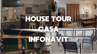 HOUSE TOUR CASA INFONAVIT ACTUALIZADO NUEVOS ESPACIOS EN CASA CONSTRUCCIÓN [upl. by Atinomar445]