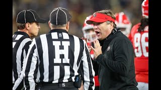 Kirby Smart on the bad officiating in the Tech game [upl. by Ioved]