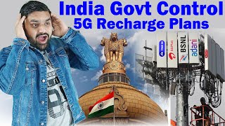 Indian Telecoms Control Price of 5G Recharge Plans  5G Plans In India  5G Recharge Plans Details [upl. by Hairu965]