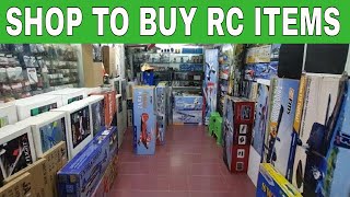 WHERE TO BUY REMOTE CONTROL AIRPLANES HELICOPTER  HOBBY SHOP TO BUY RC ITEMS [upl. by Hake]