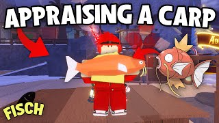 APPRAISING A CARP TO GET SHINY  ROBLOX FISCH [upl. by Wendel]