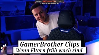 Wenn ELTERN früh AUFSTEHEN 😂🤣  GamerBrother Clips [upl. by Jankell]