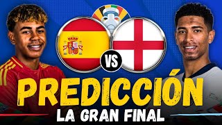 ESPAÑA vs INGLATERRA • Final de la Euro 2024 • Previa Predicción y Pronóstico [upl. by Amoritta]