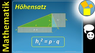 Höhensatz des Euklid  Beweis  Rueff Ton [upl. by Alfeus]