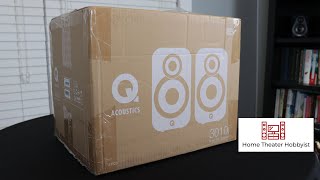 Q Acoustics 3010i Unboxing [upl. by Luzader]