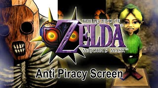 Legend Of Zelda Majoras Mask AntiPiracy Screen [upl. by Hnoj]