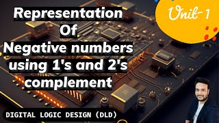 Representation of negative numbers  Sign magnitude form  1s complement and 2s complement form [upl. by Yaron]