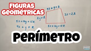 PERÍMETRO de Figuras con Expresiones Algebraicas [upl. by Christiane496]