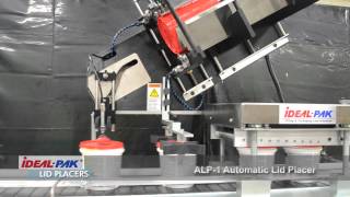 IdealPak ALP1 Automatic Lid Placer [upl. by Ekle]