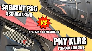 Sabrent VS PNY XLR8 PS5 SSD Heatsink  TEMPERATURE COMPARISON [upl. by Pomfret]