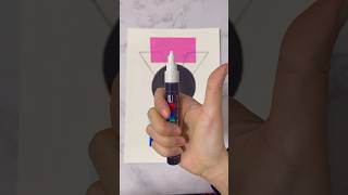 Drawing quotYquot with Posca Markersstamp art posca [upl. by Mavra]