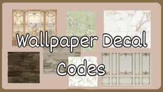 Wallpaper decal codes RobloxBloxburg [upl. by Mariam]