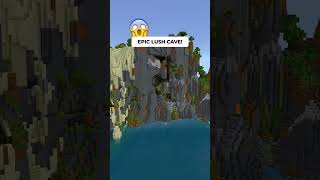 EPIC Minecraft 120 LUSH CAVE Seed shorts [upl. by Adnorrehs268]