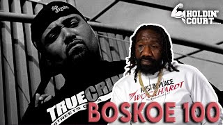 Boskoe100 talks about dissing Mack 10 in a rap and then becoming cool with him  Part 9 [upl. by Mairhpe]