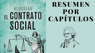 El contrato social de Rousseau Resumen por capítulos [upl. by Akilak864]