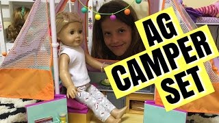 American Girl PopUp Camper Set [upl. by Onairot186]