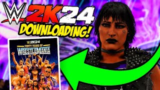 PREORDERING AND DOWNLOADING WWE 2K24 [upl. by Raamaj]