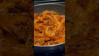 Frying shrimp with lemon satisfying [upl. by Abeu873]