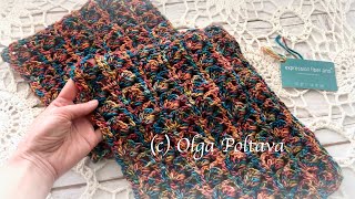 How to Crochet Lacy Wool and Silk Scarf Expression Fiber Arts Yarn Crochet Video Tutorial [upl. by Eila]