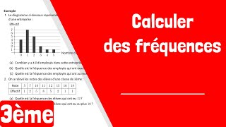 Comment calculer des fréquences [upl. by Cassiani]