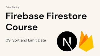 9 How to sort and limit documents from Firebase Firestore in Nextjs14 [upl. by Sheelah]