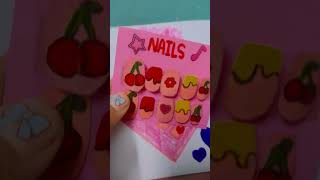 DIV nails blind bag with paper zoyas creative corner [upl. by Lertnek]