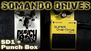 Somando Drives Boss SD1 Super Overdrive  Fuhrmann Punch Box [upl. by Chariot]