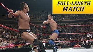 FULLLENGTH MATCH  Raw  Ken Shamrock vs The Rock  Intercontinental Title Match [upl. by Annaoy]