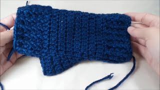 How To Crochet Fingerless Gloves [upl. by Acirema71]