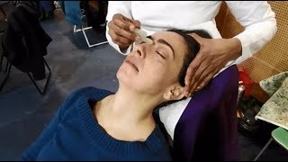 Trattamento del Viso con Tuina Coppettazione Gua Sha di Giada e Stimolatore dei Punti Riflessi [upl. by Shafer864]