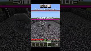 FERROUS WROUGHTNAUT VS SHADOW CASTER  MINECRAFT minecraft shorts [upl. by Pollerd]