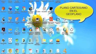 PLANO CARTESIANO PARA GEOGEBRA Y GEOPLANO [upl. by Huckaby]