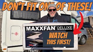 How to install a max fan air vent into the roof of a camper van [upl. by Yeaton]