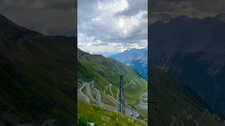 The famous Stelvio Pass🇮🇹 travel italytourism italy mountains stelvio stelviopass nature [upl. by Loss]