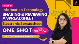 CBSE Information Technology402Sharing amp Reviewing a SpreadsheetClass 10One Shot LibreOffice Calc [upl. by Lorenzana]