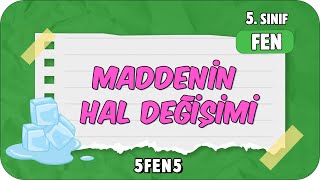 Maddenin Hal Değişimi 📗 tonguçCUP 2Sezon  5FEN5 2024 [upl. by Englebert]