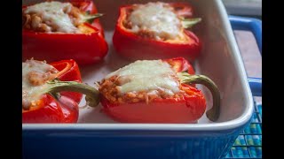 Stuffed Peppers for Dinner and to Freeze [upl. by Riana700]