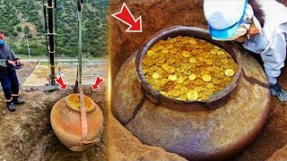 The Biggest Treasure Discovered In 2022  Treasure Hunt By Metal Detector [upl. by Anairad463]